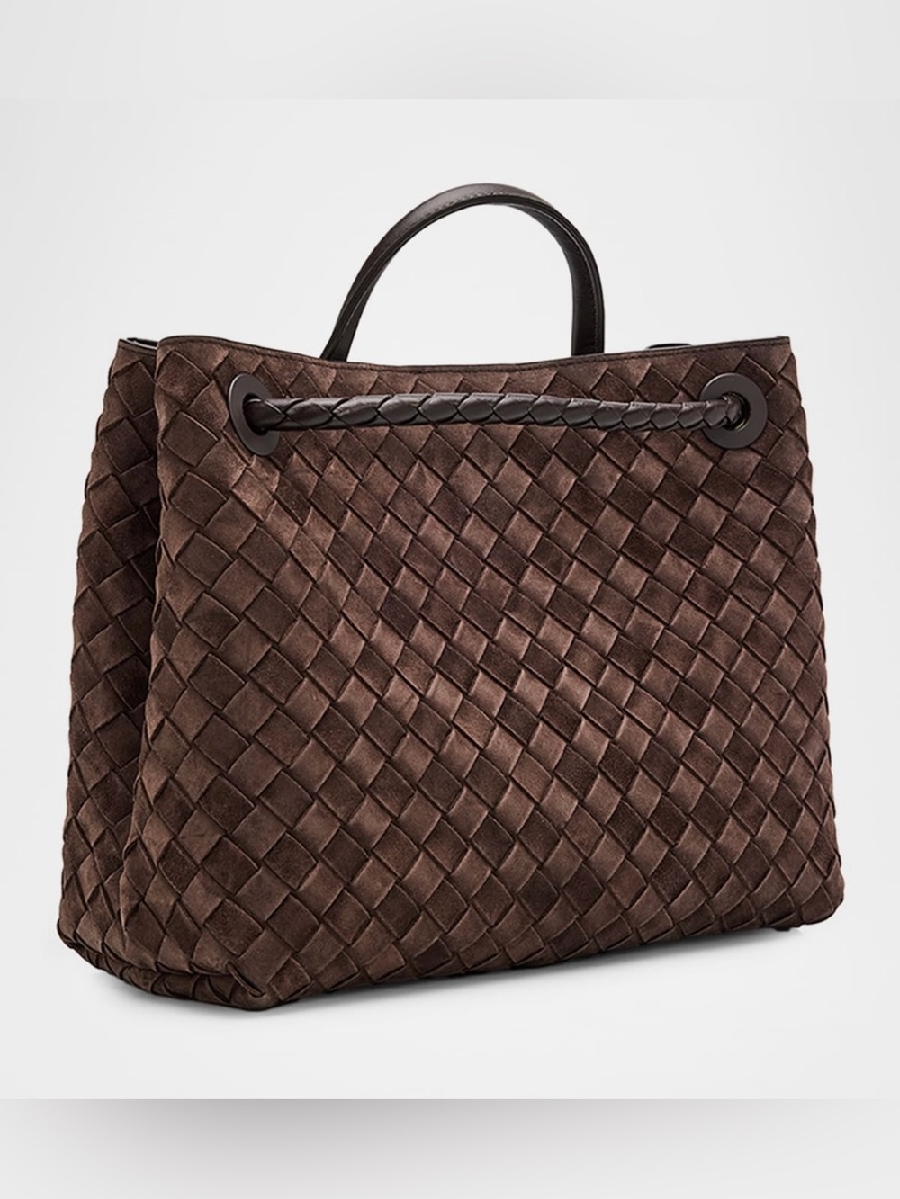 Bottega Veneta Andiamo Suede medium Fondant - Picture 4 of 13